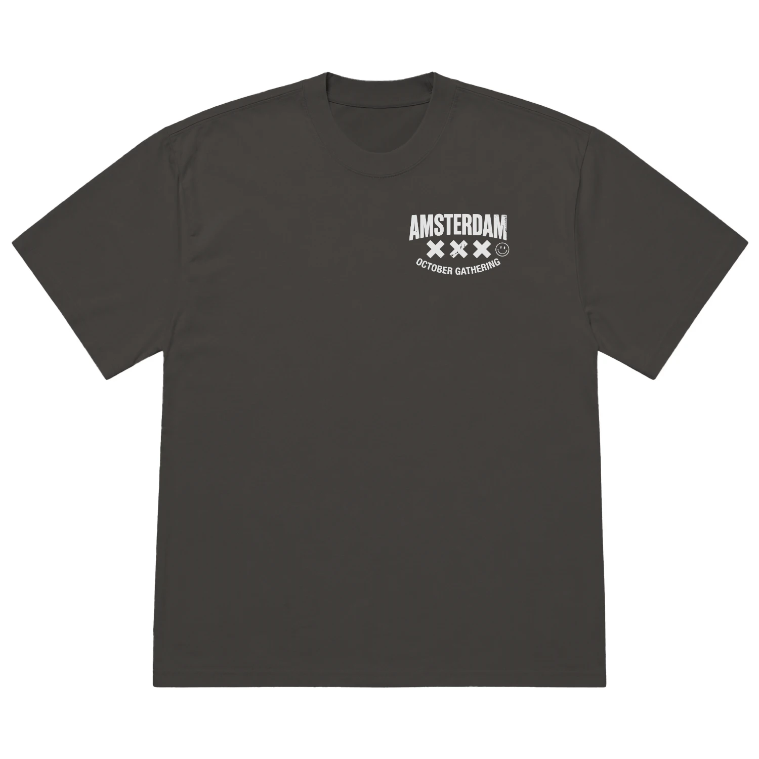 Amsterdam Techno Ritual Oversized T-Shirt - Heavyweight Donker Festival Shirt