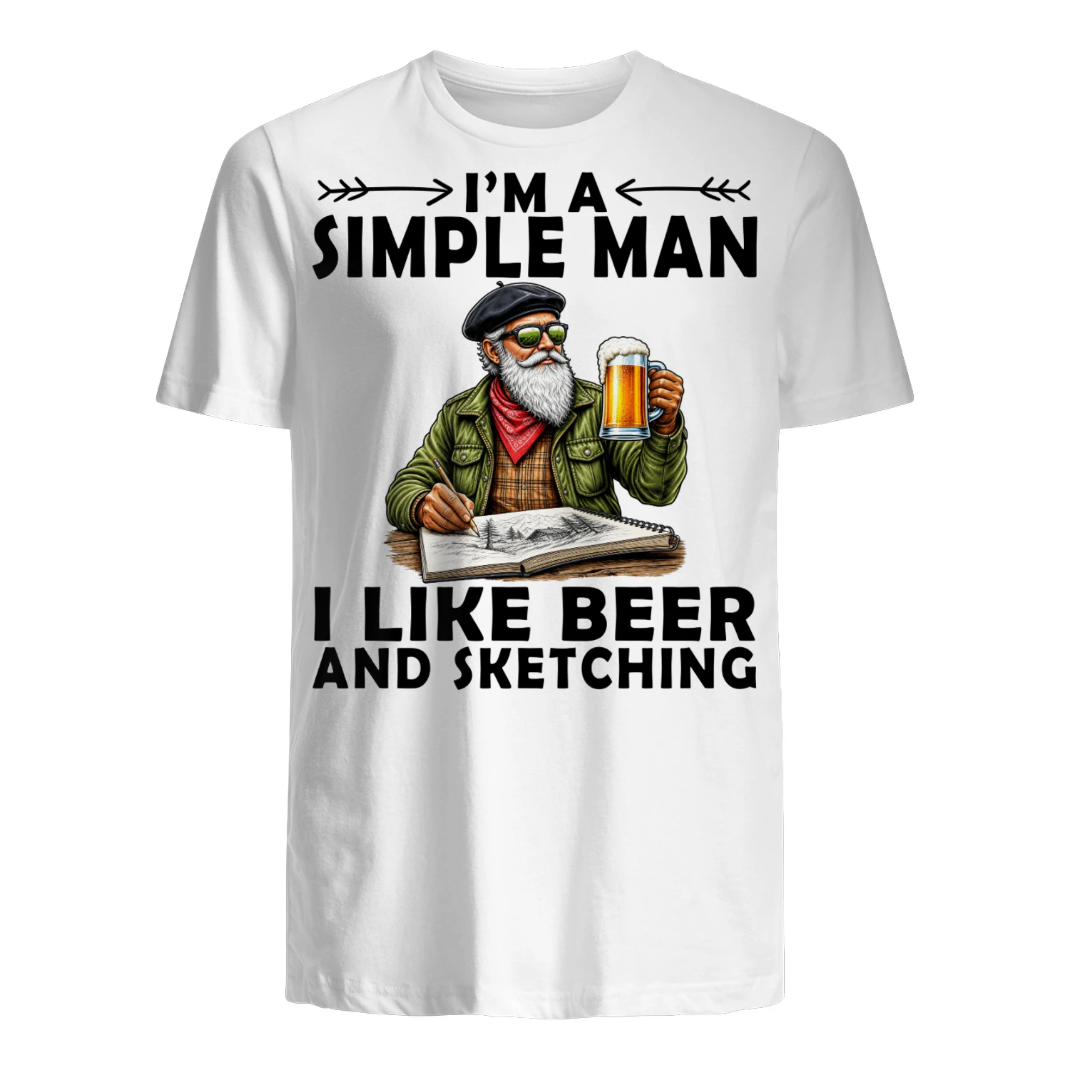 sketching-simple-man