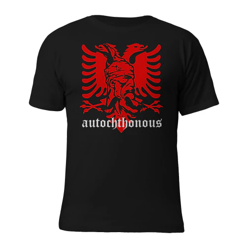 Skanderbeg Albanian Flag Dark Colors