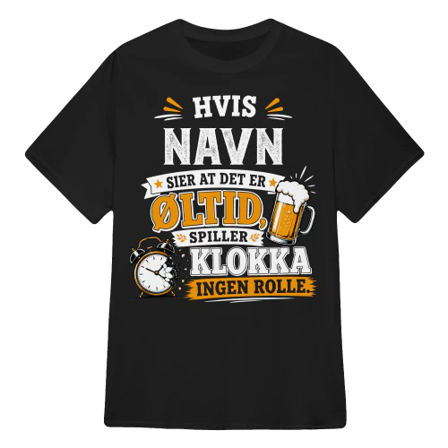 SPILLER KLOKKA INGEN ROLLE.