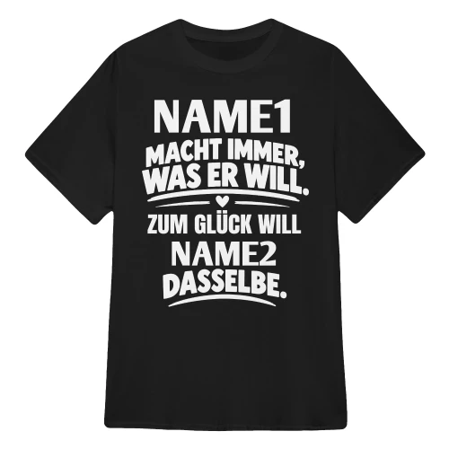 MACHT IMMER, WAS ER WILL.