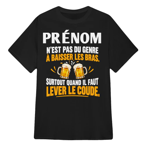 SURTOUT QUAND IL FAUT LEVER LE COUDE.