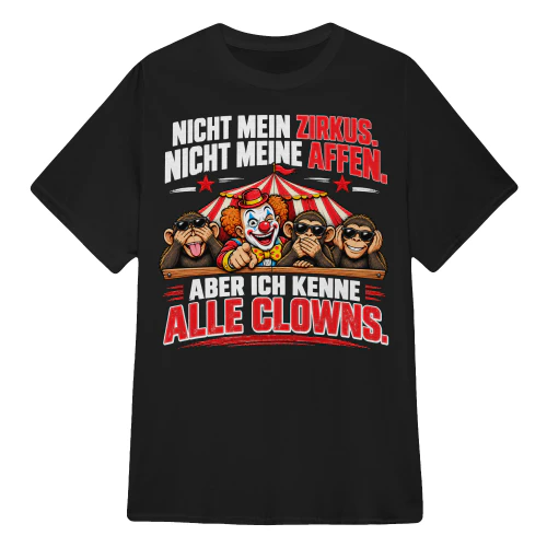 ABER ICH KENNE     ALLE CLOWNS.