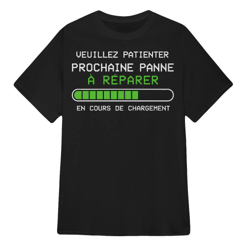 PROCHAINE PANNE À RÉPARER