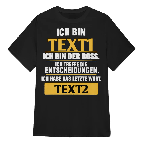 ICH HABE DAS LETZTE WORT.