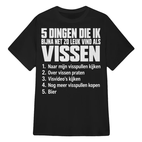 5 DINGEN DIE IK BIJNA NET ZO LEUK VIND ALS VISSEN