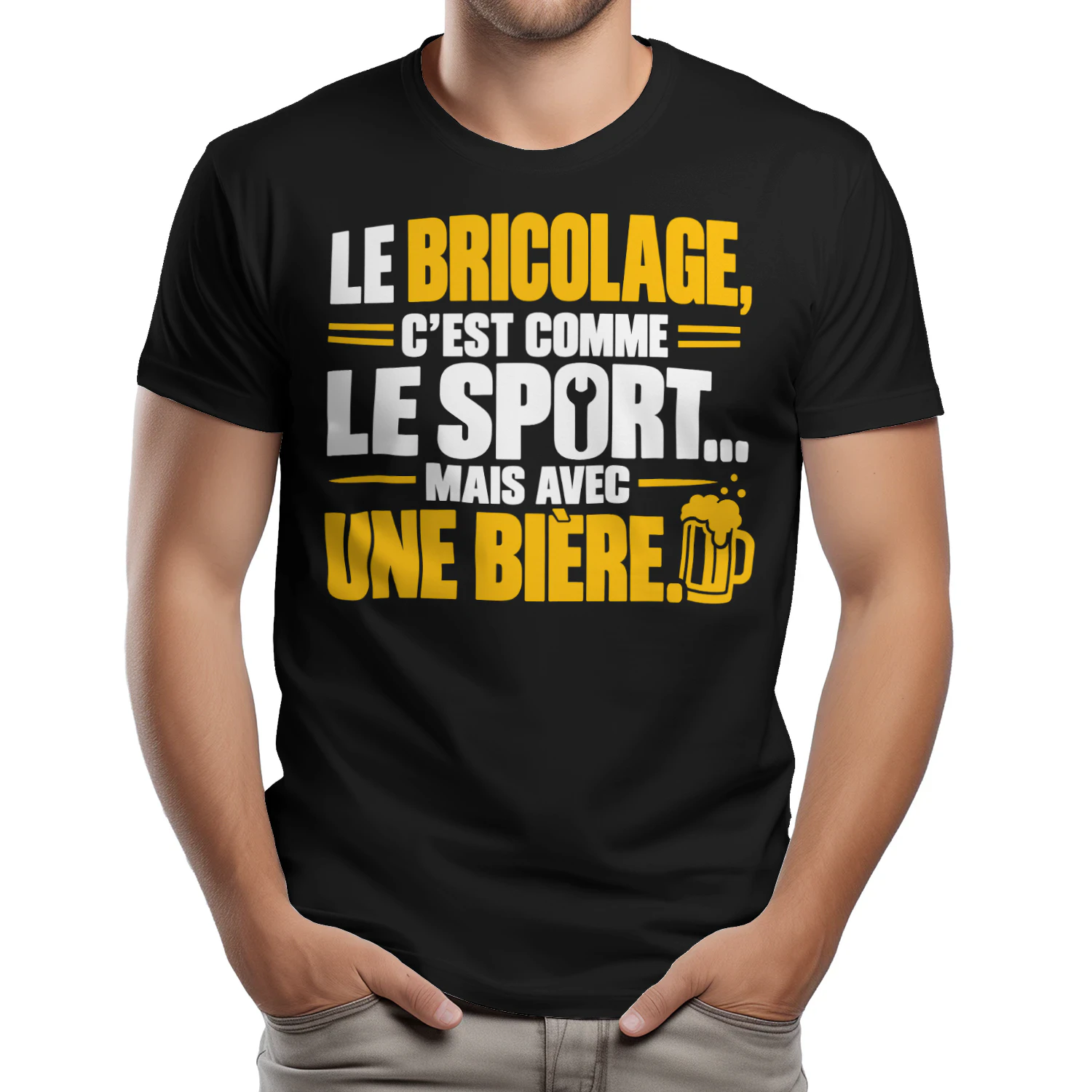 MAIS AVEC UNE BIÈRE.