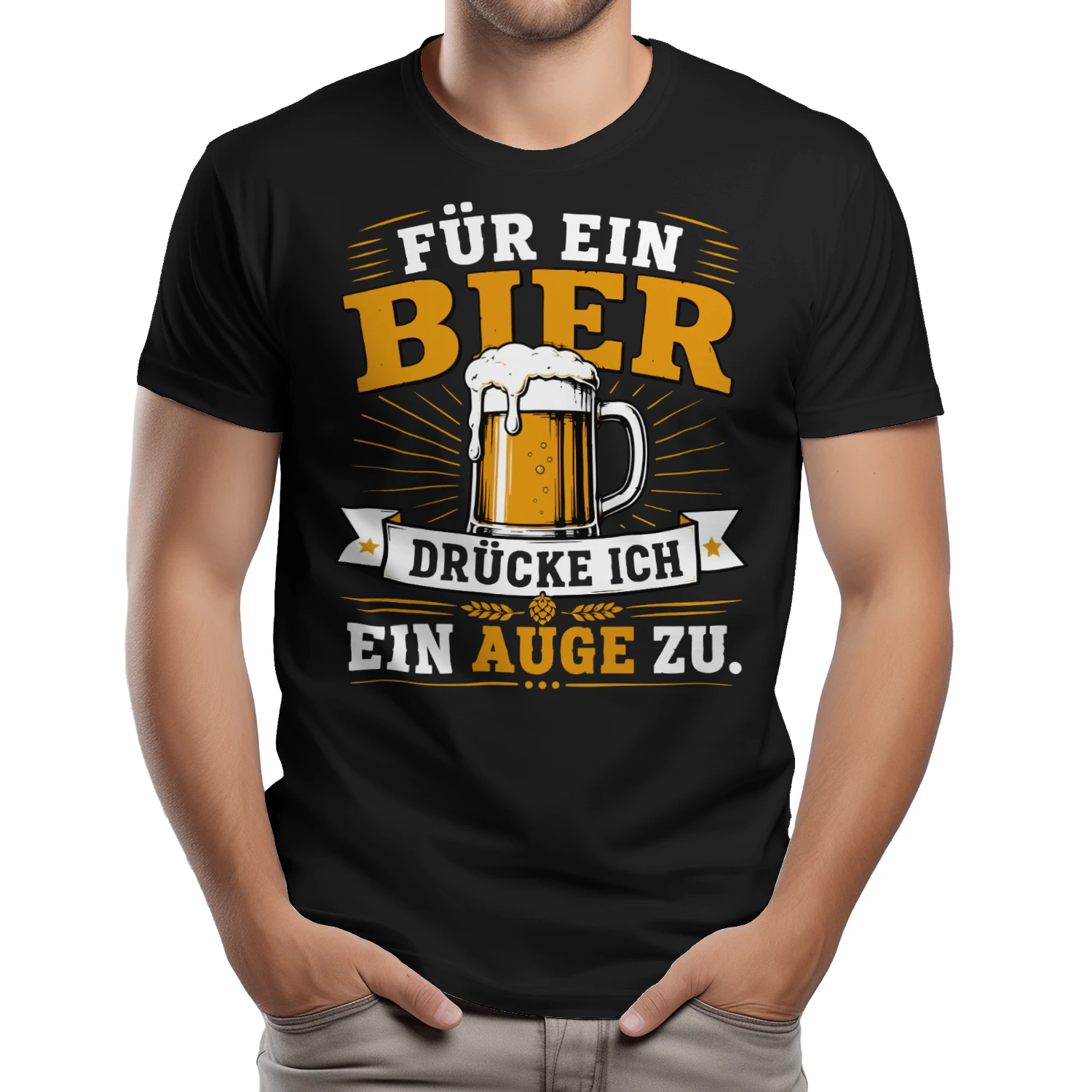 Für ein Bier drücke ich ein Auge zu.