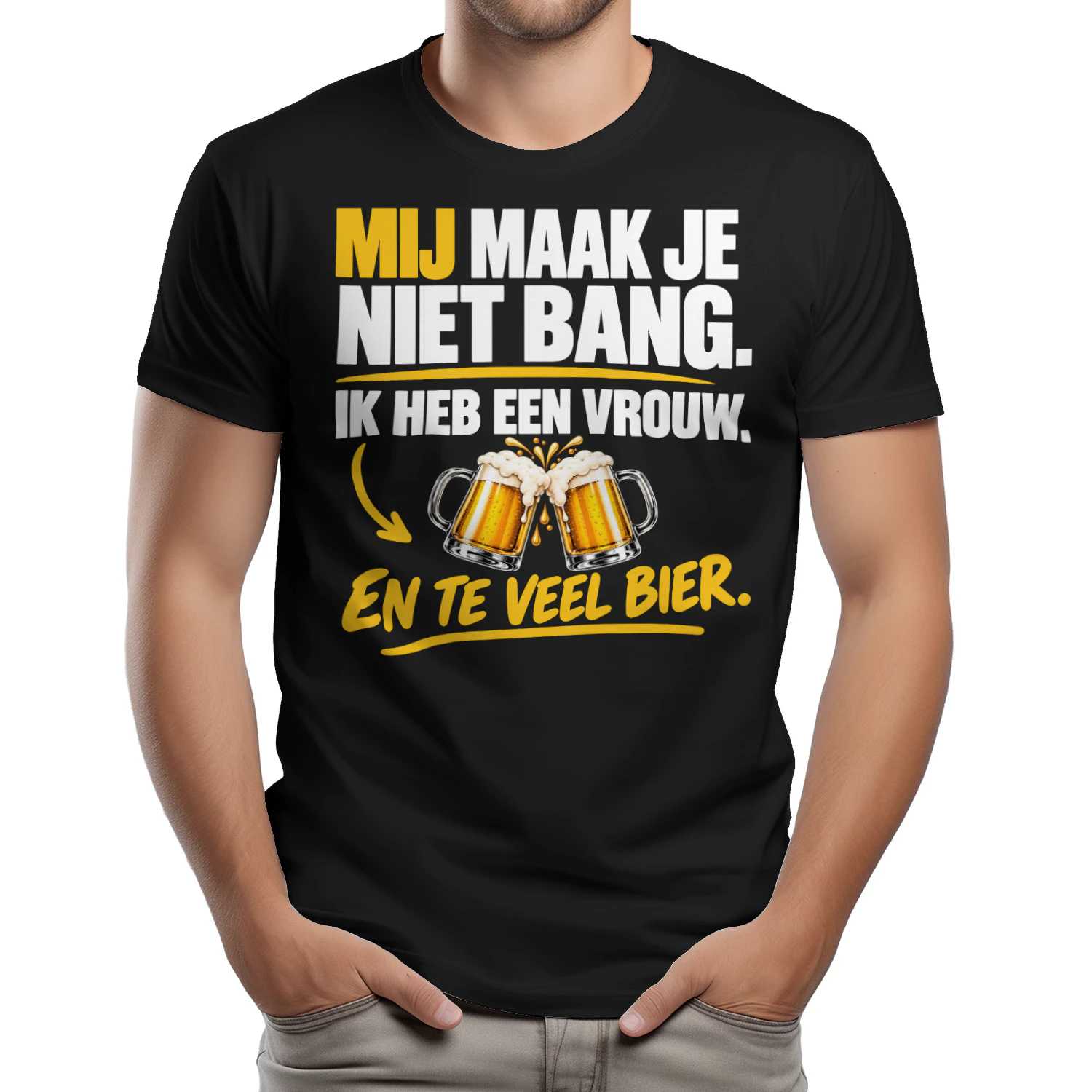 EN TE VEEL BIER.