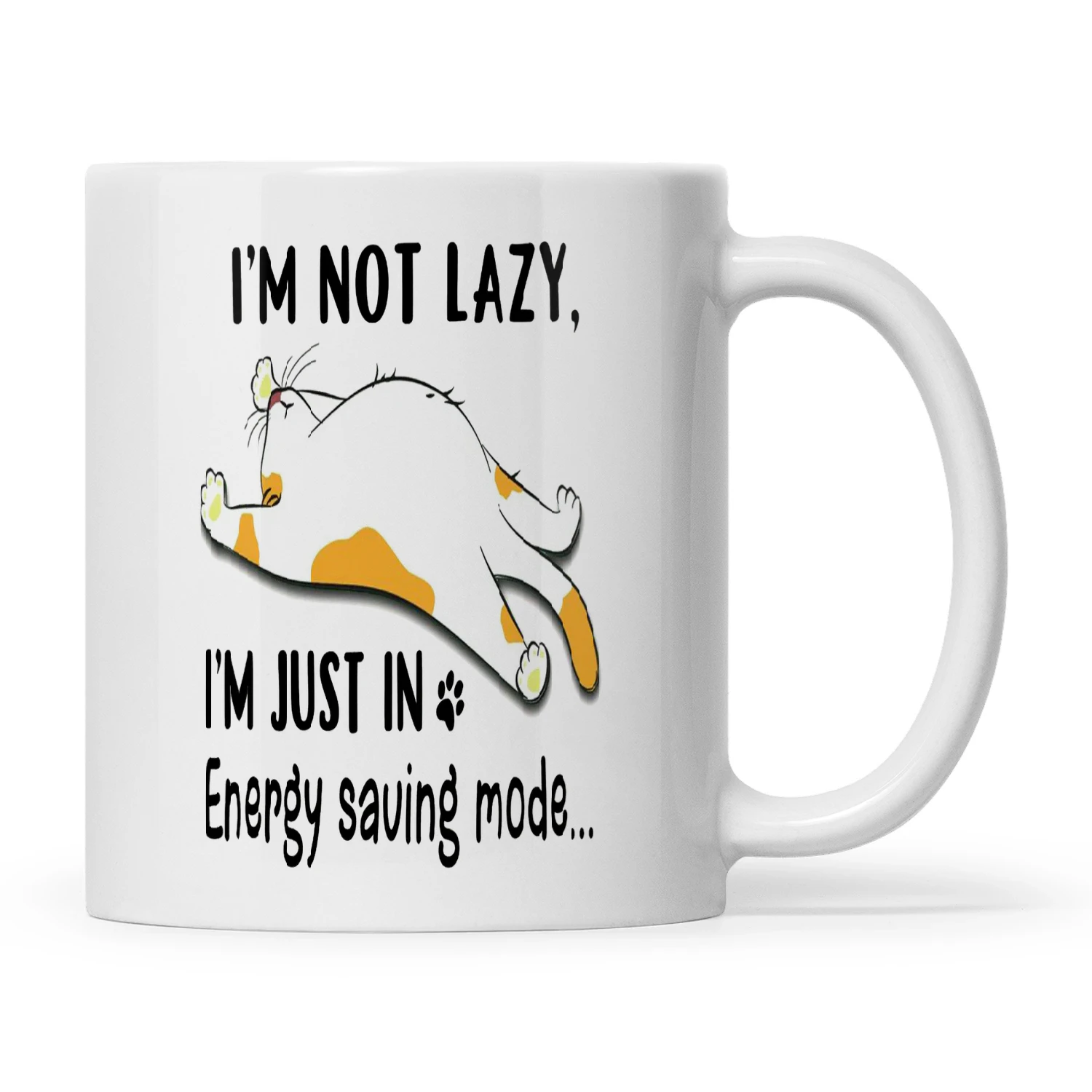 Cat I'm Not Lazy I'm Just In