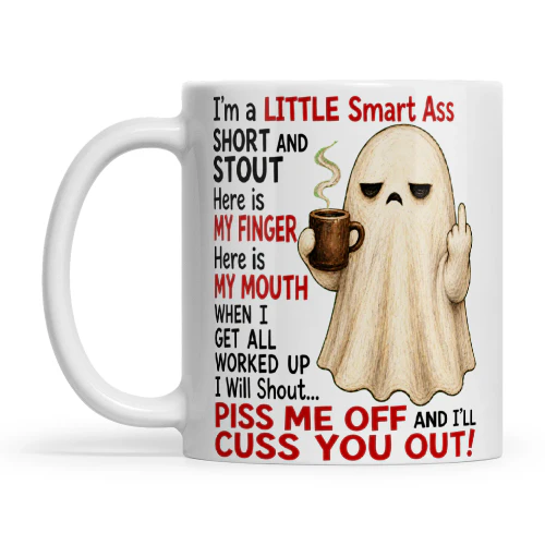 Ghost I’m A Little Smart Ass Short And Stout Here Is My Finger