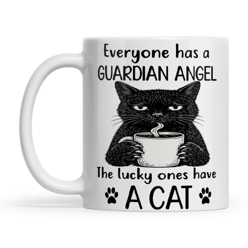 Cat Everyone Has A Guardian Angel The Lucky Ones Have A Cat
