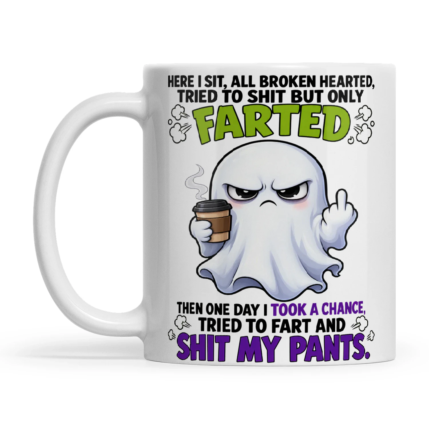 Ghost Here I Sit All Broken Hearted Tried To Shit But Only Farted Then One Day I Took A Chance Tried