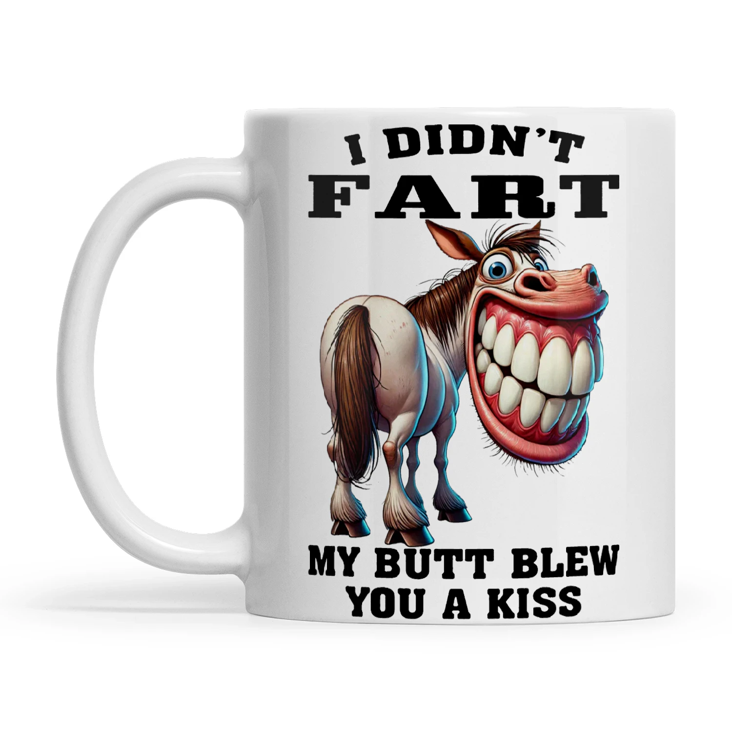 Faithful Prints - Tazza in ceramica con scrittaI Didn't Fart My