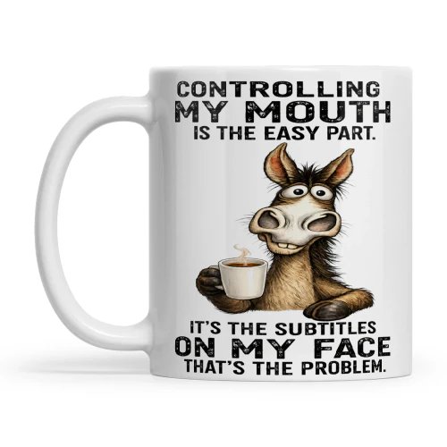 Donkey Controlling My Mouth Is The Easy Part It’s The Subtitles On My Face That’s The Problem