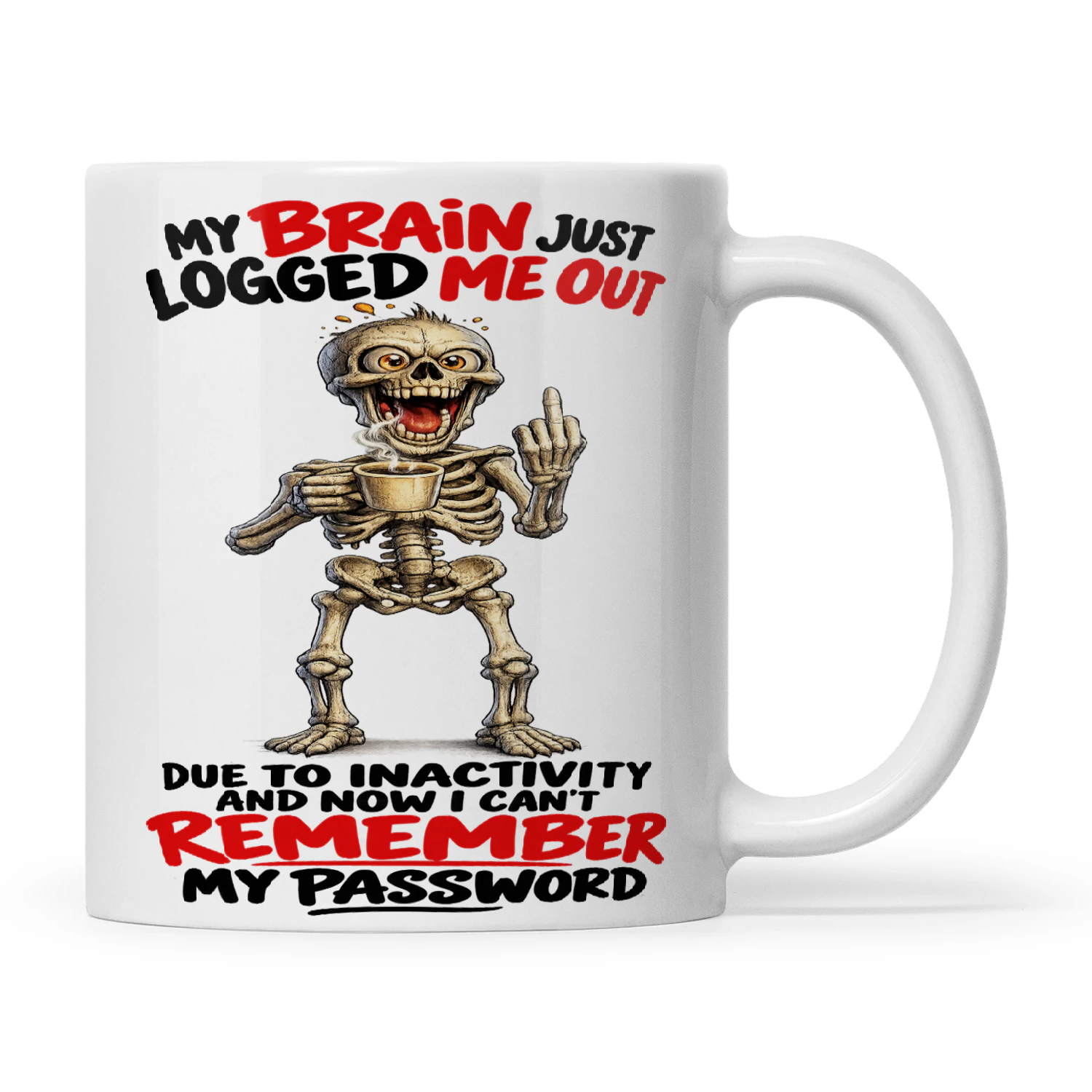 Skull My Brain Just Logged Me Out Due To Inactivity And Now I Can't Remember My Password