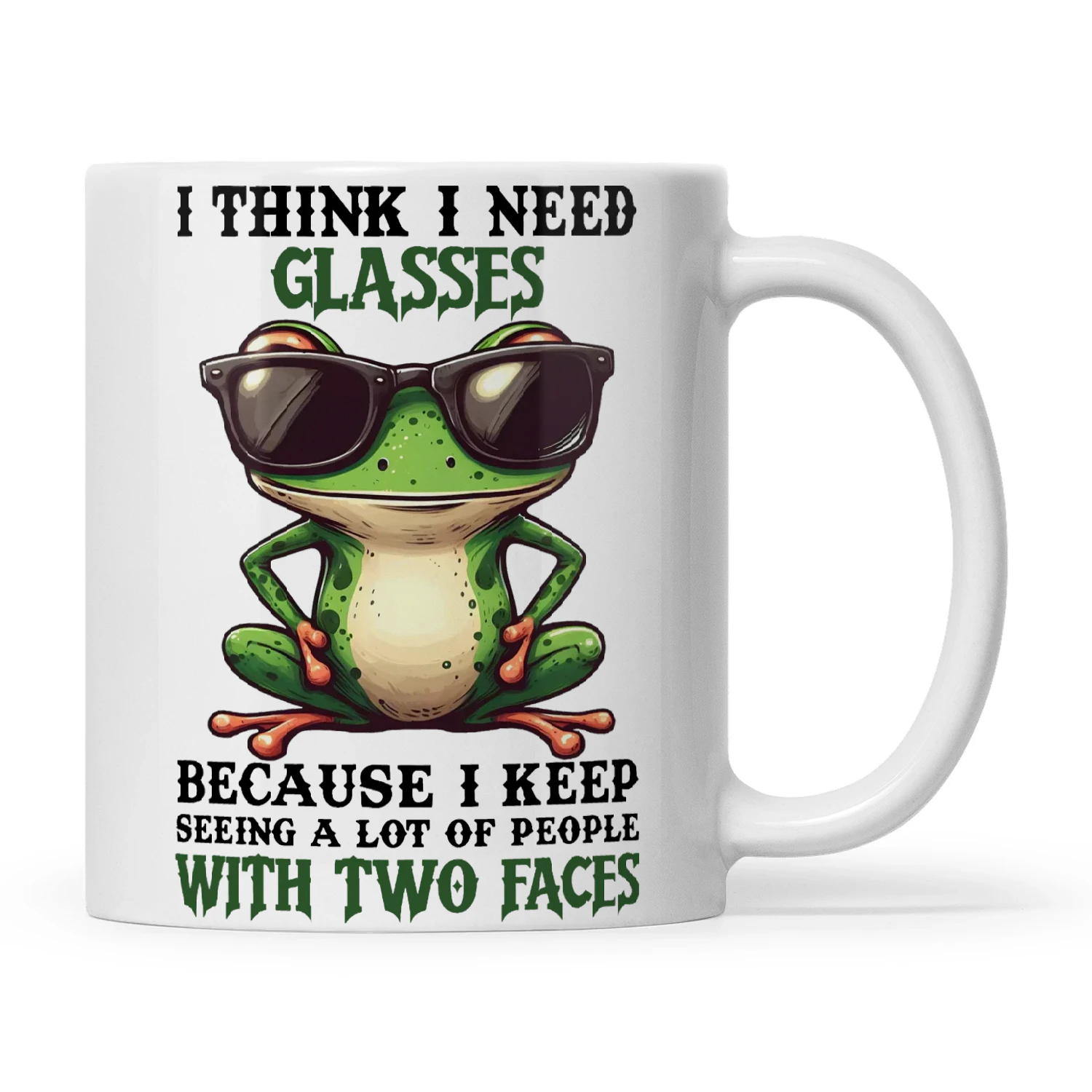 Frog I Think I Need Glasses Because I Keep