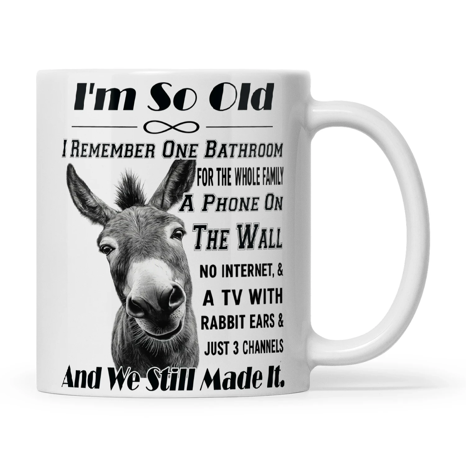 Donkey I'm So Old I Remember On Bathroom For The Whole Family
