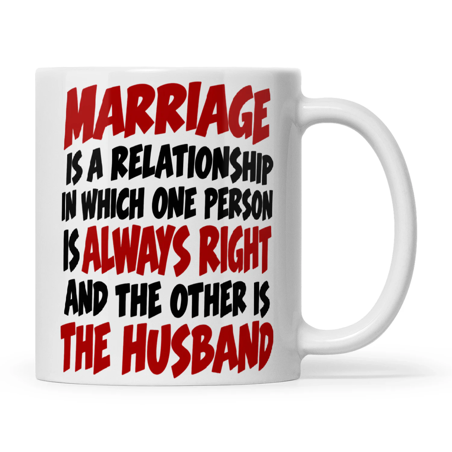 Quote Marriage Is A Realtionshiip In Which One Person Is Always Right And The Other Is The Husband