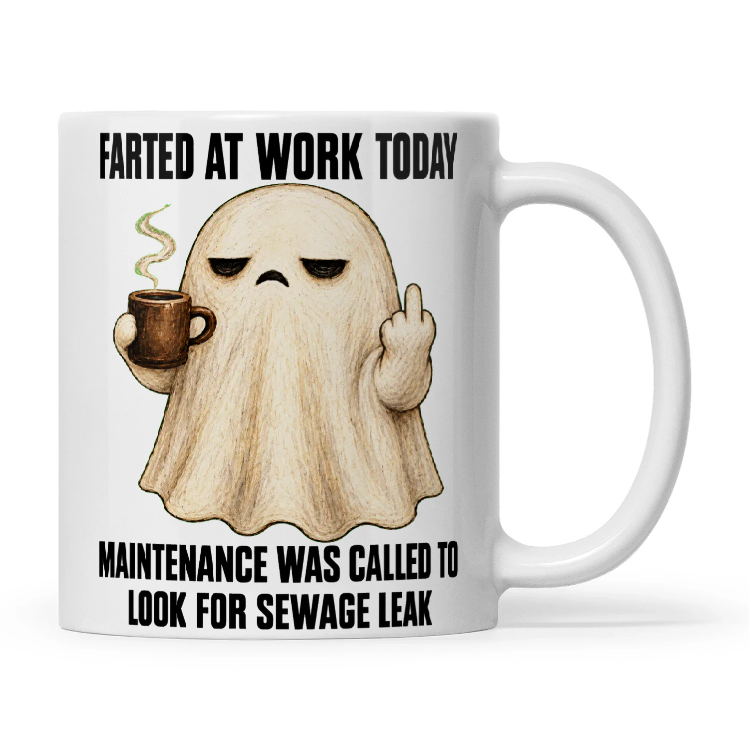 Ghost Farted At Work Today Maintenance Was Called To Look For Sewage Leak