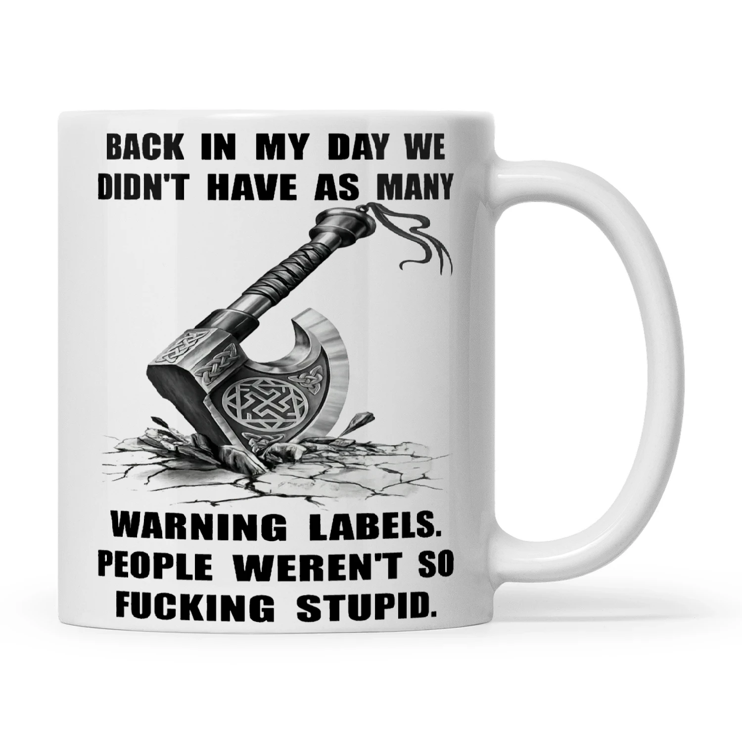 Viking Back In My Day We Didn't Have As Many Warning Labels People Weren't So Fucking Stupid