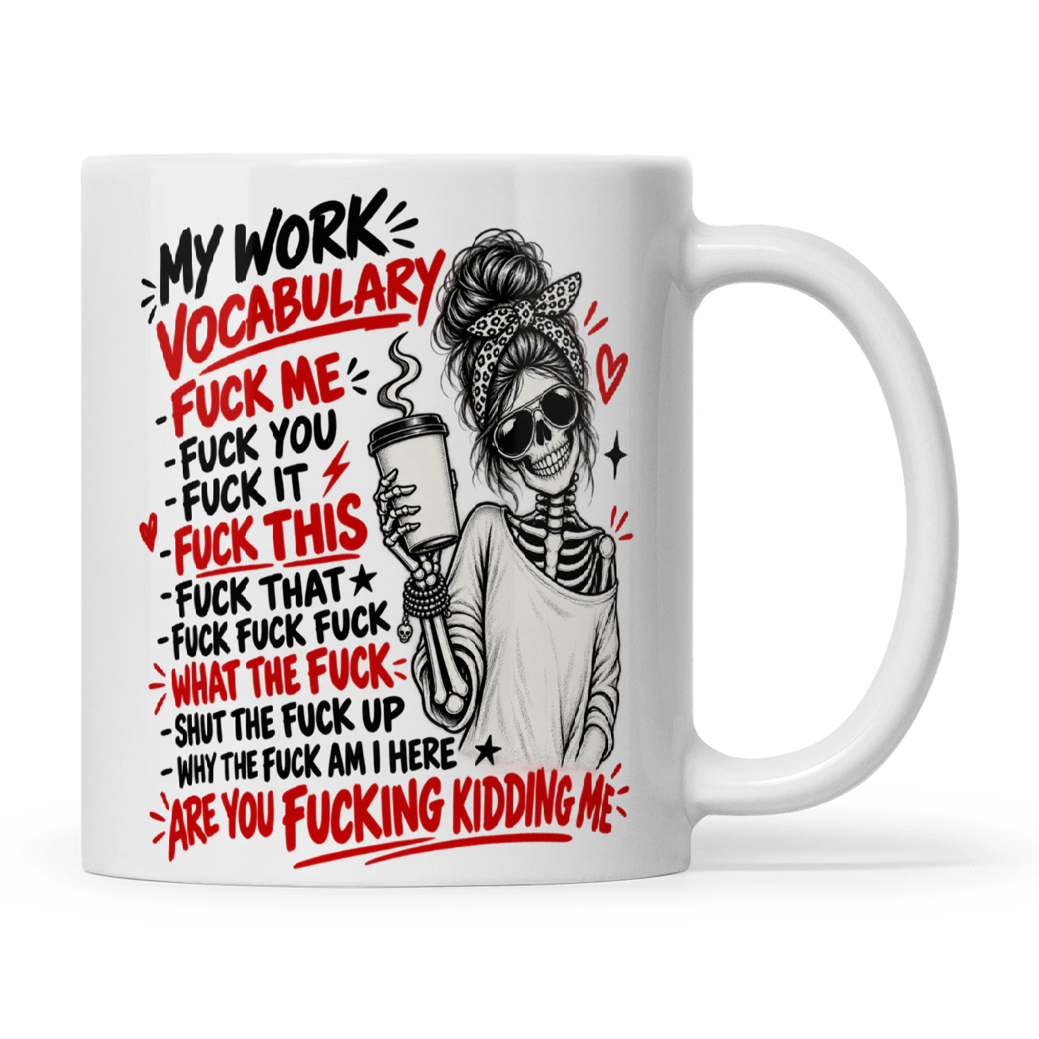 Skull My Work Vocabulary Fuck Me Fuck You Fuck It