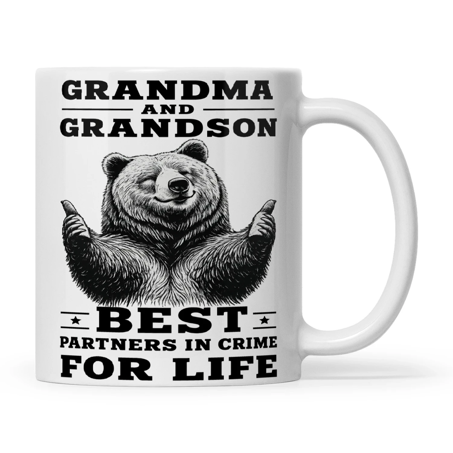 Bear Grandma And Grandson Best Partners In Crime For Life