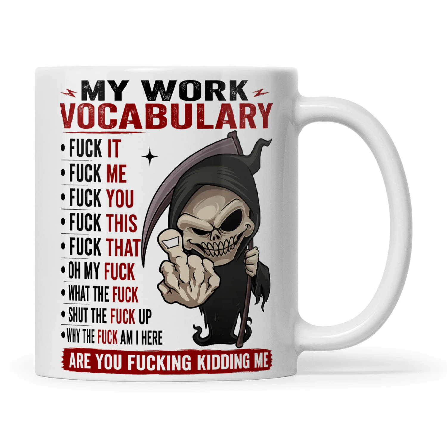 Skull My Work Vocabulary Fuck It Fuck Me Fuck You