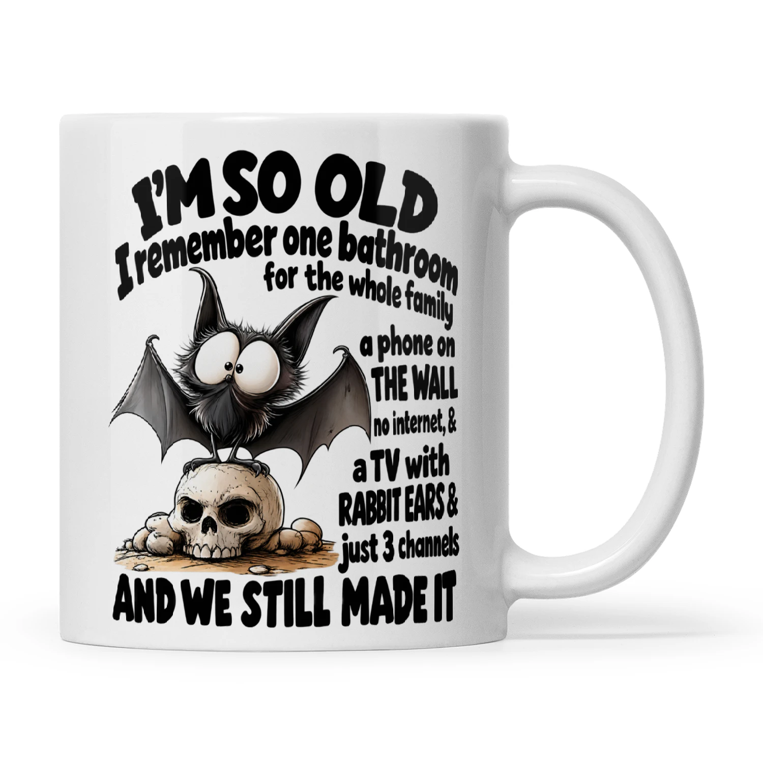 Bat I'm So Old I Remember One Bathroom For The Whole Family A Phone On The Wall