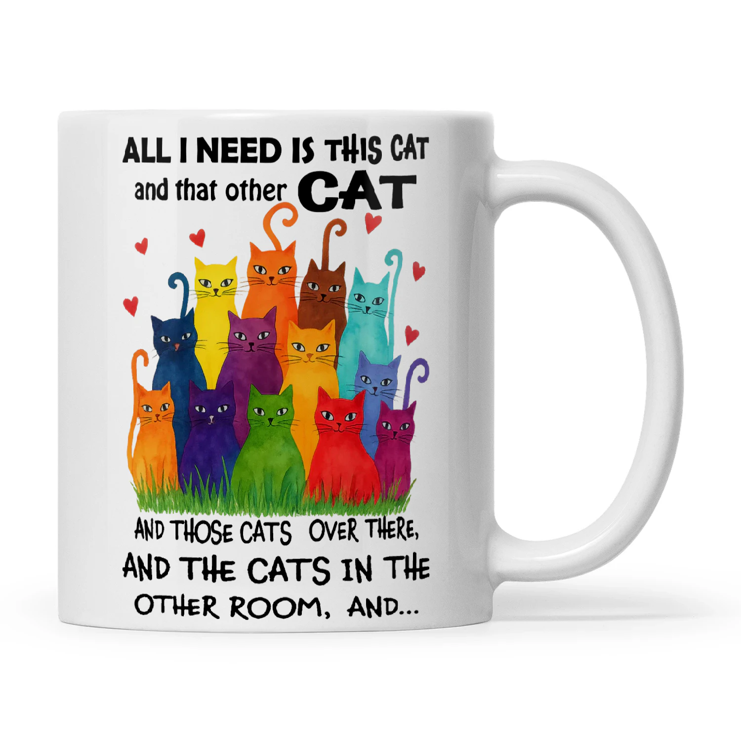 Cat All I Need Is This Cat And That Other Cat And Those Cats Over There And The Cats In The Other Room And