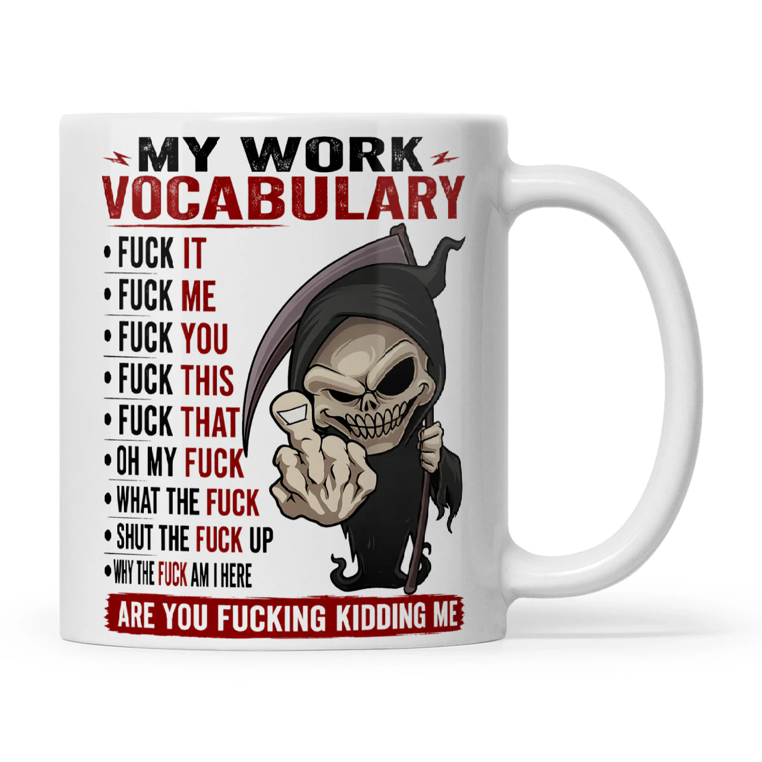 Skull My Work Vocabulary Fuck It Fuck Me Fuck You Fuck This