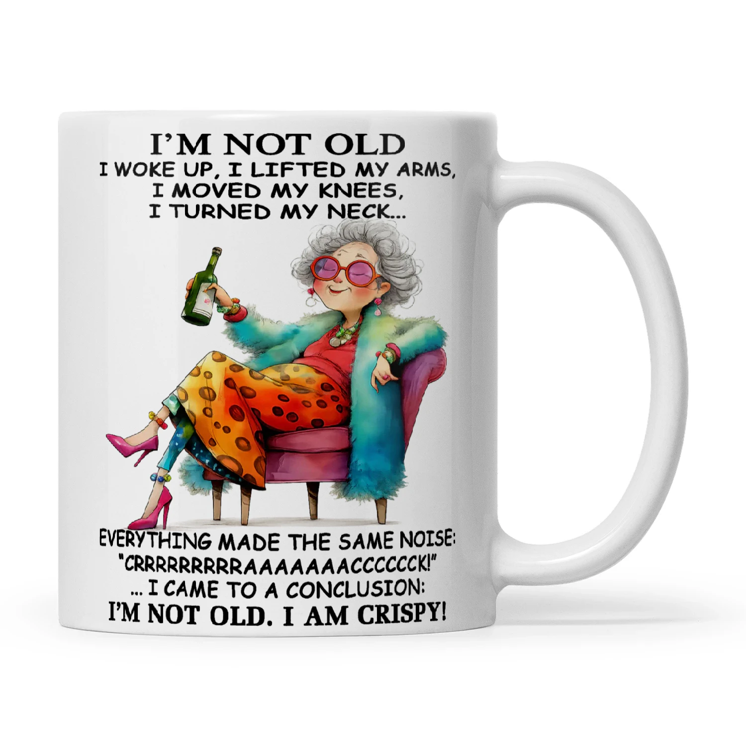 Woman I'm Not Old I Woke Up I Lifted My Arms I Moved My Knees I Turned My Neck Every Thing Made The Same Noise