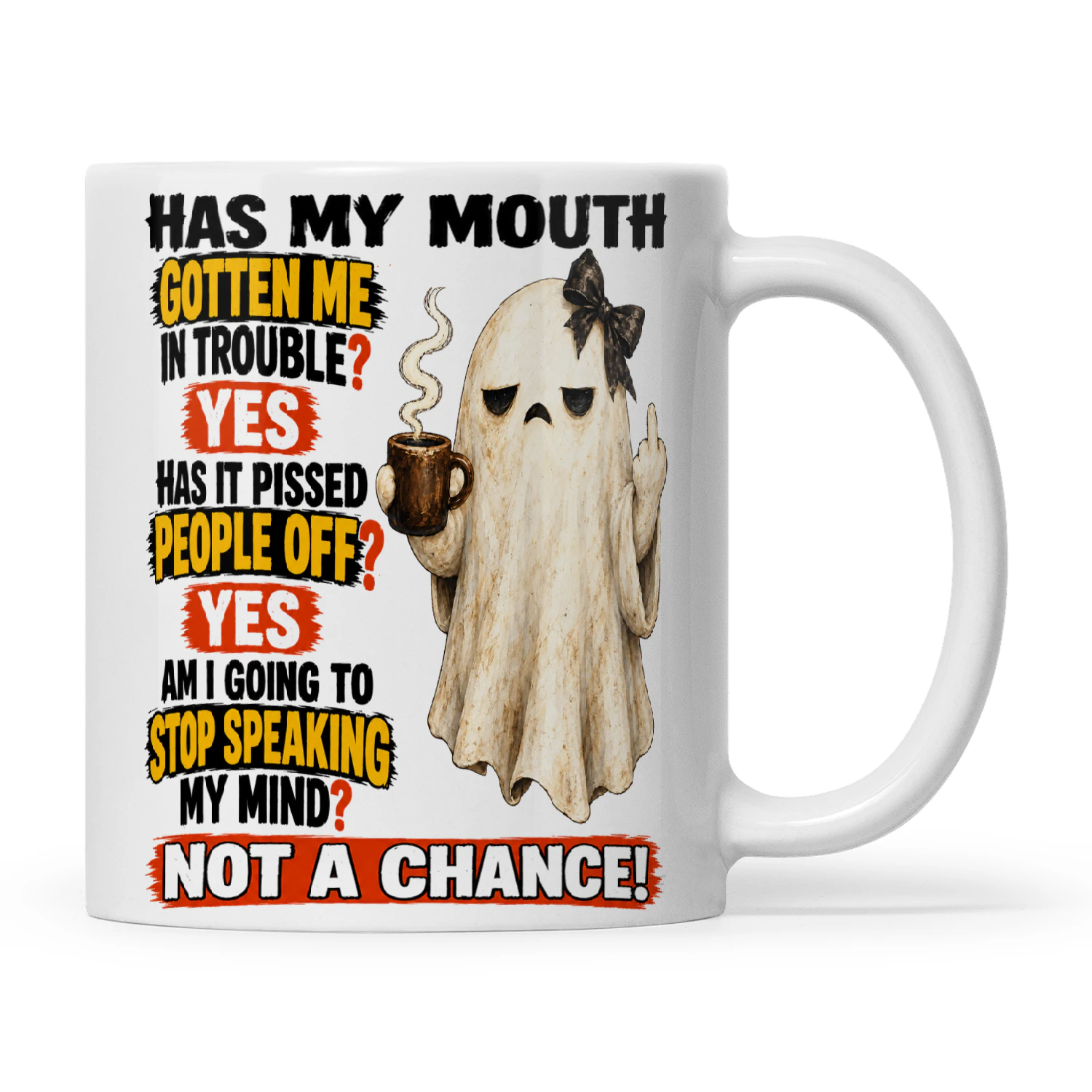Ghost Has My Mouth Gotten Me In Trouble Yes Has It Pissed People Off Yes Am I Going To Stop Speaking My Mind Not A Chance copy