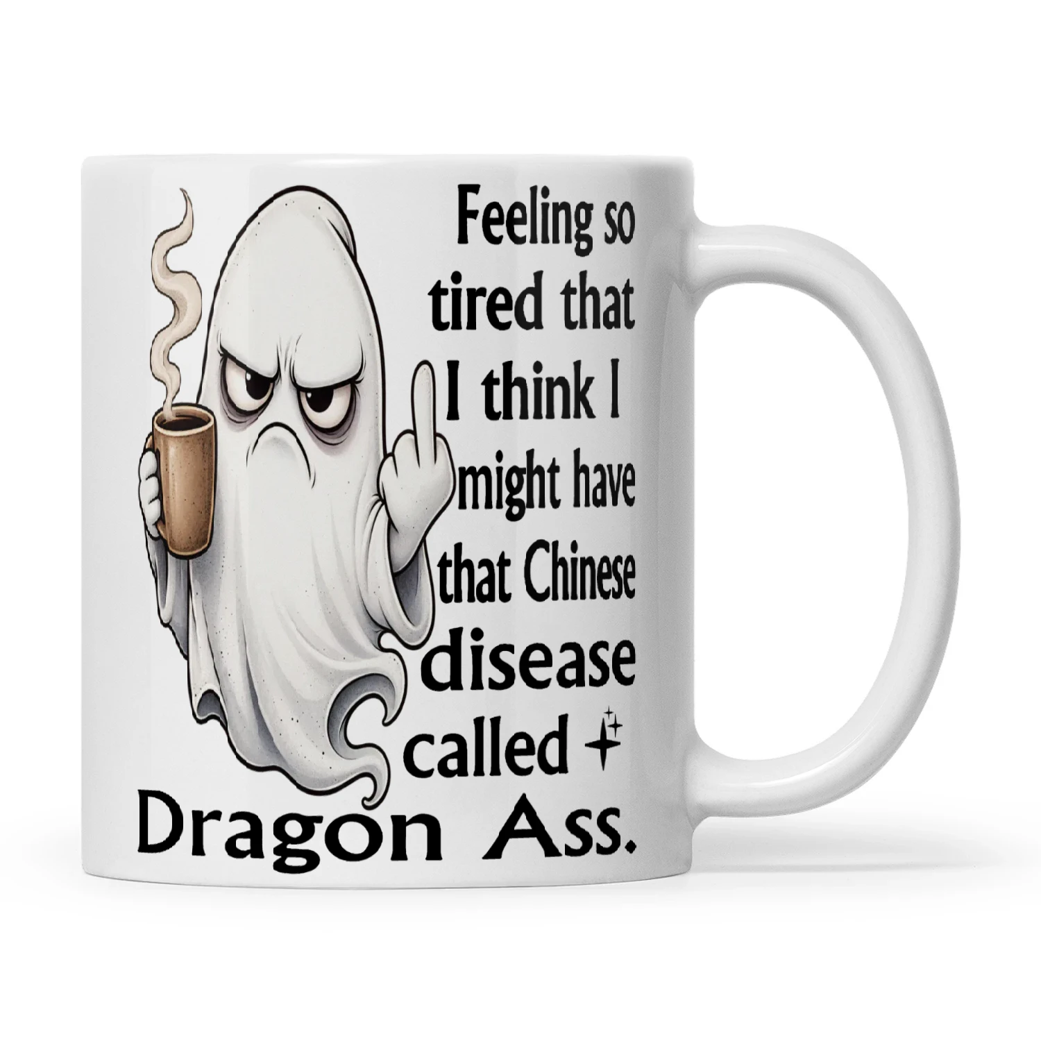 Ghost Feeling So Tired That I Think I Might Have That Chinese Disease Called Dragon Ass.