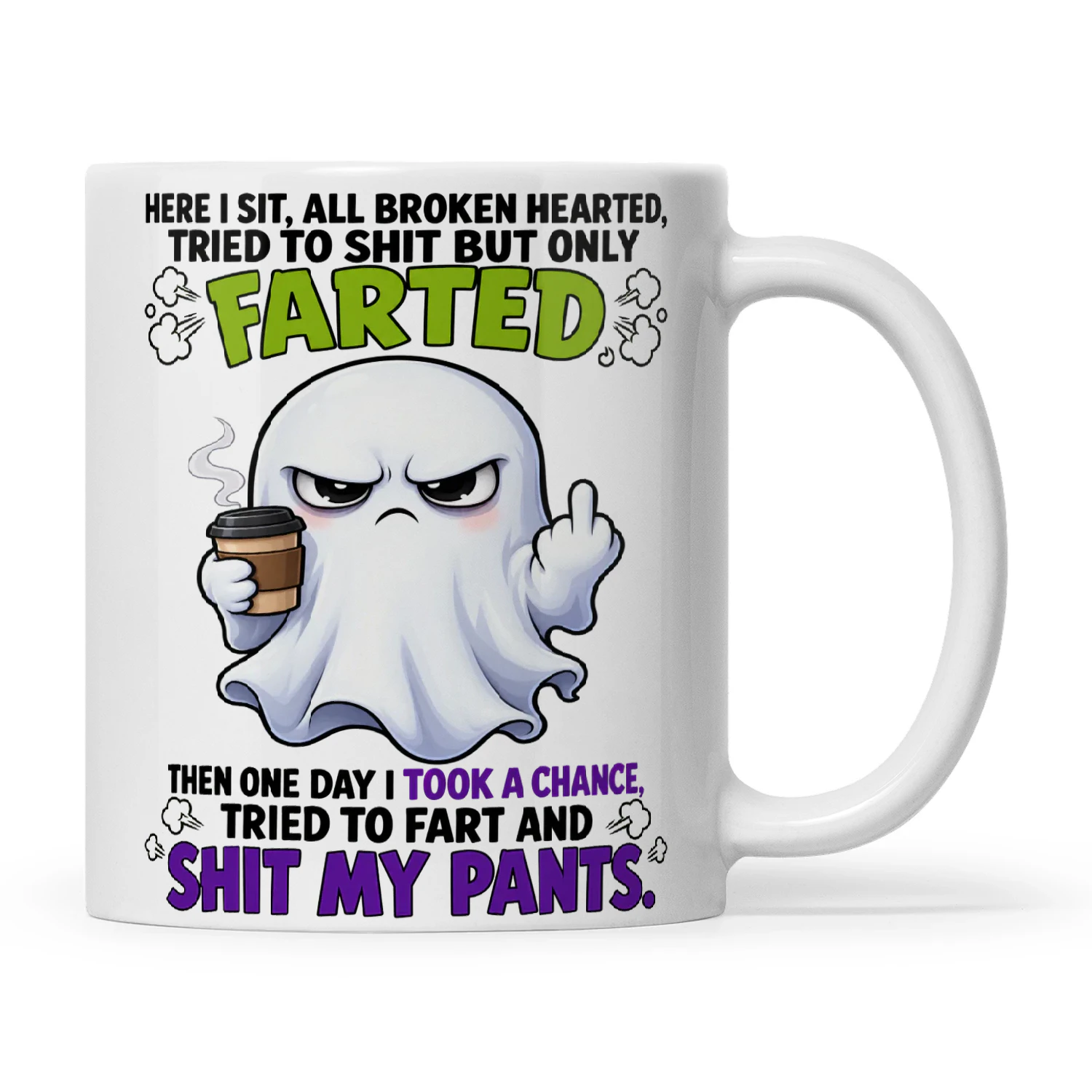 Ghost Here I Sit All Broken Hearted Tried To Shit But Only Farted Then One Day I Took A Chance Tried