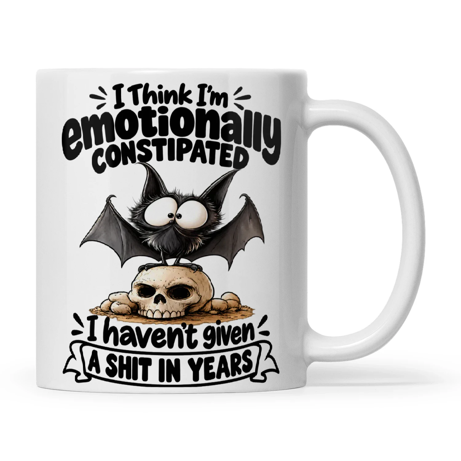 Bat I Think I'm Emotionally Constipated I Haven't Given A Shit In Years