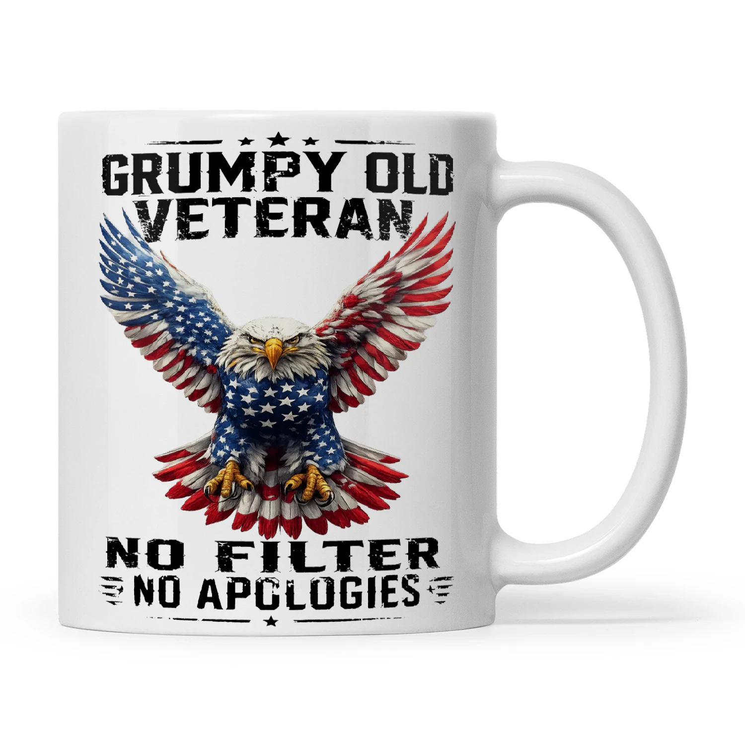 Eagle Grumpy Old Veteran No Filter No Apologies