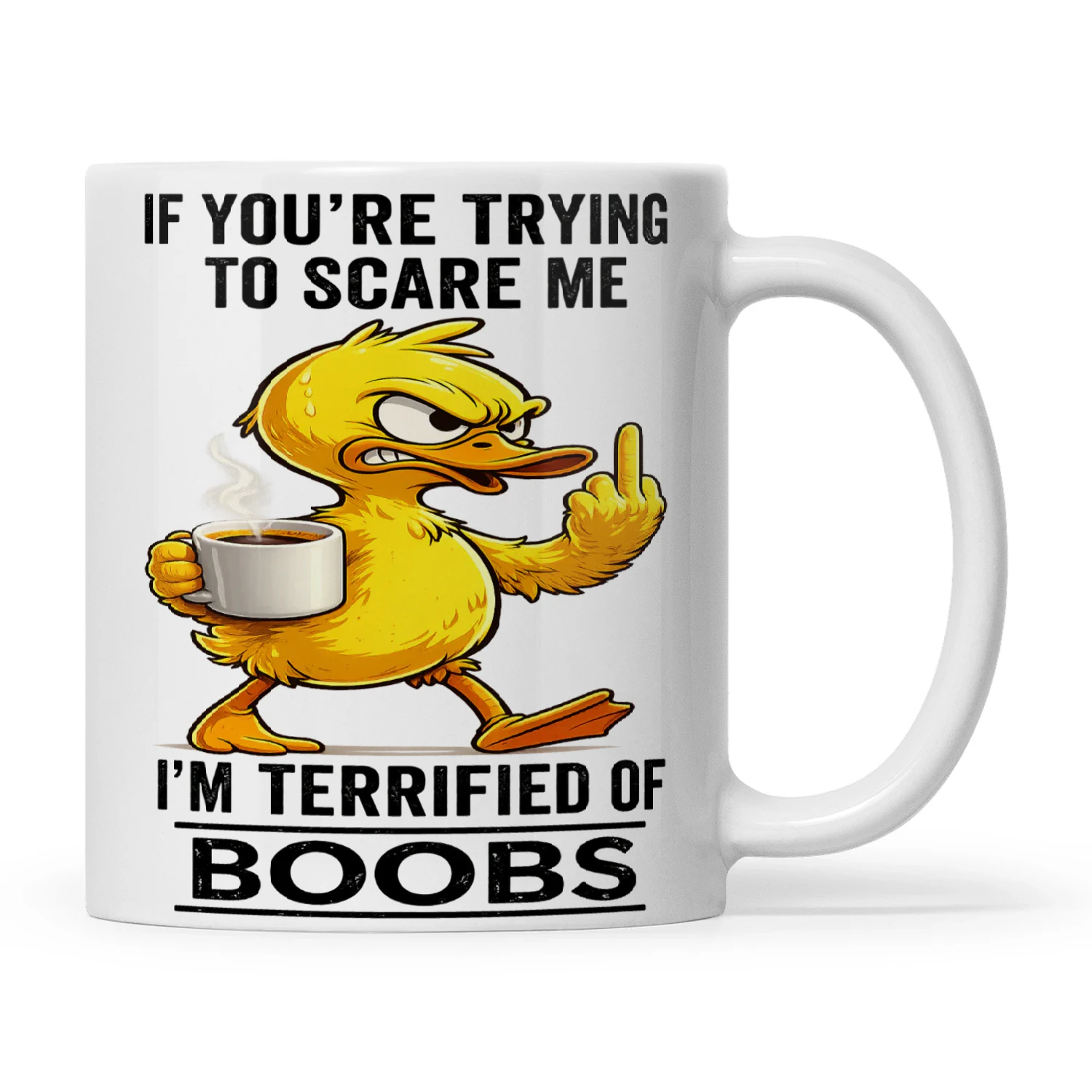 Duck If You’re Trying To Scare Me I’m Terrified Of Boobs