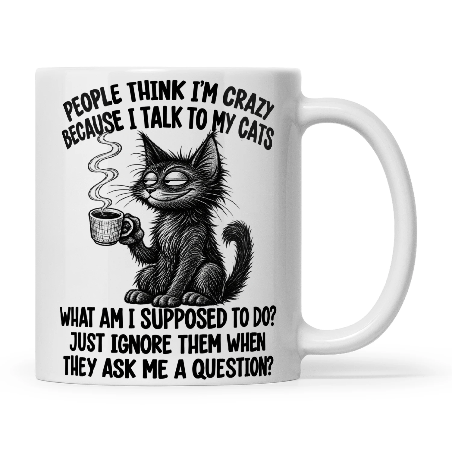 Cat People Think I'm Crazy Because I Talk To My Cats What Am I Supposed To Do Just Ignore Them