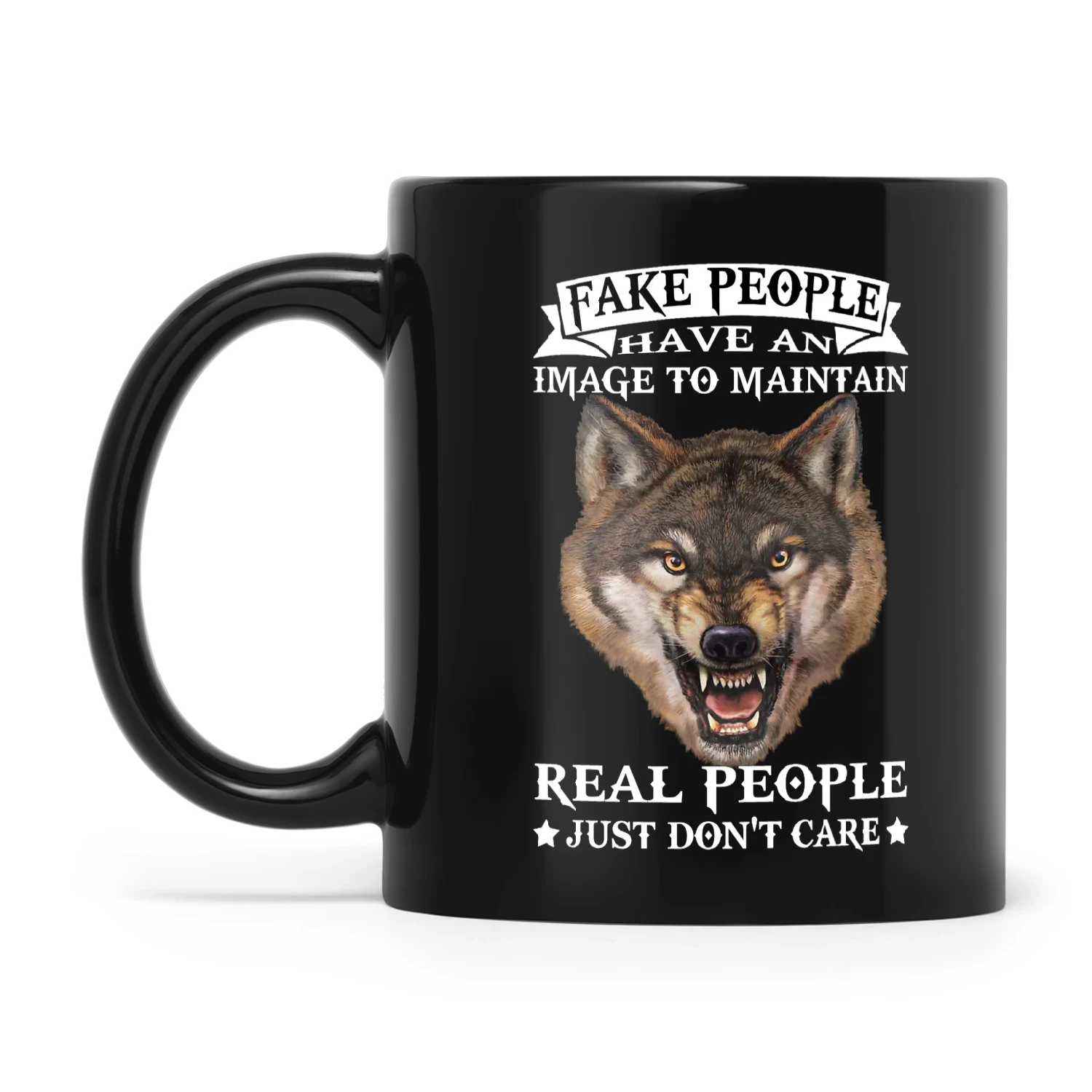 Fake People Have An Image To Maintain Real People Wolf