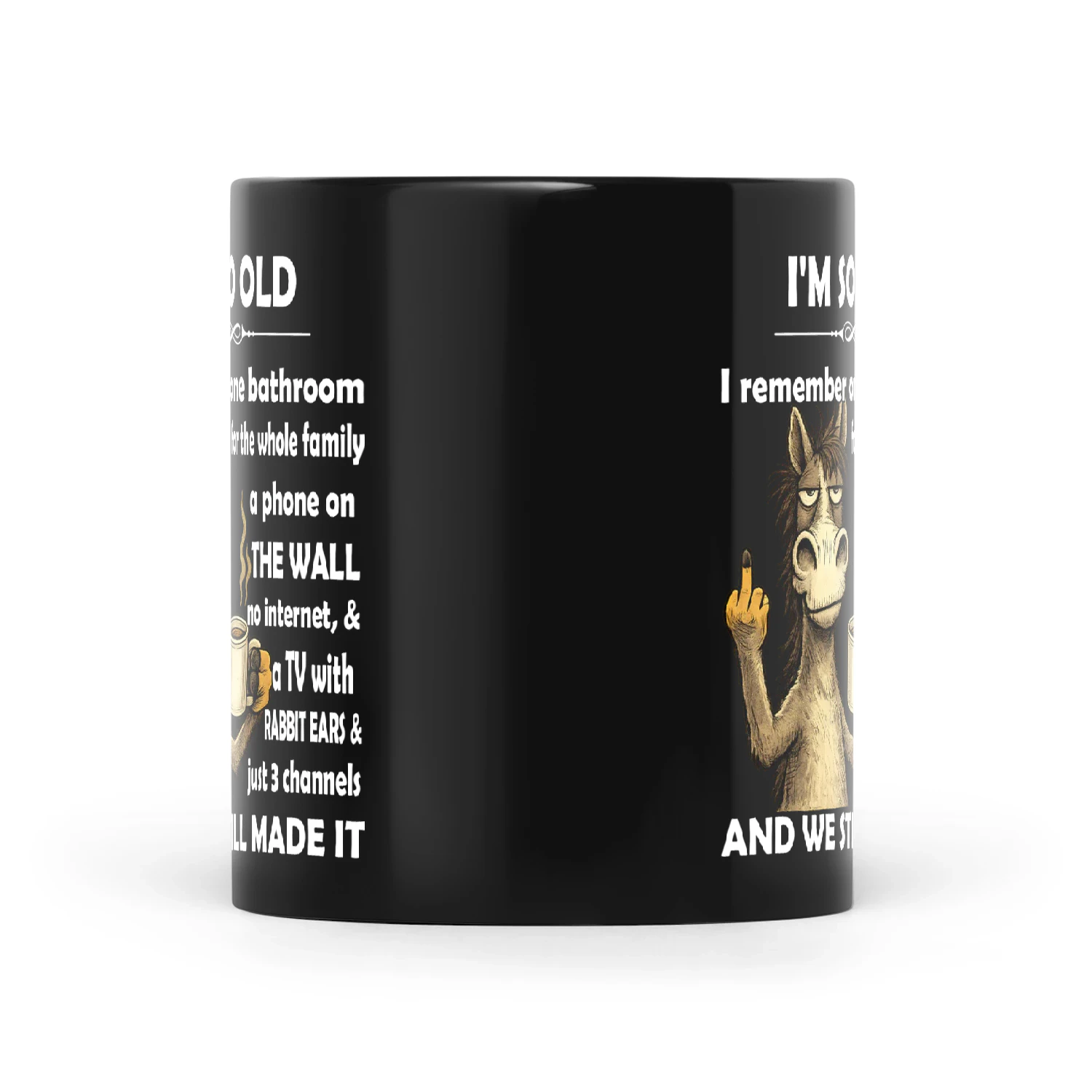 Donkey I'm So Old I Remember On Bathroom For The Whole Family