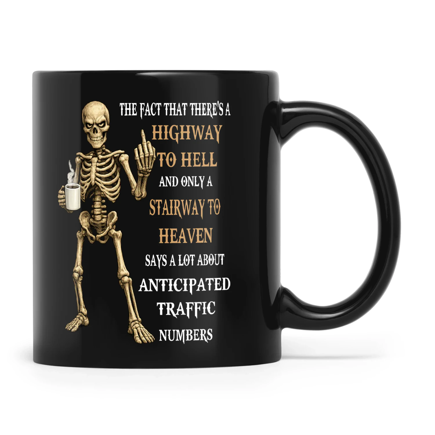 Skull The Fact That There's A Highway To Hell And Only A Stairway To Heaven Says A Lot About Anticipated Traffic Numbers