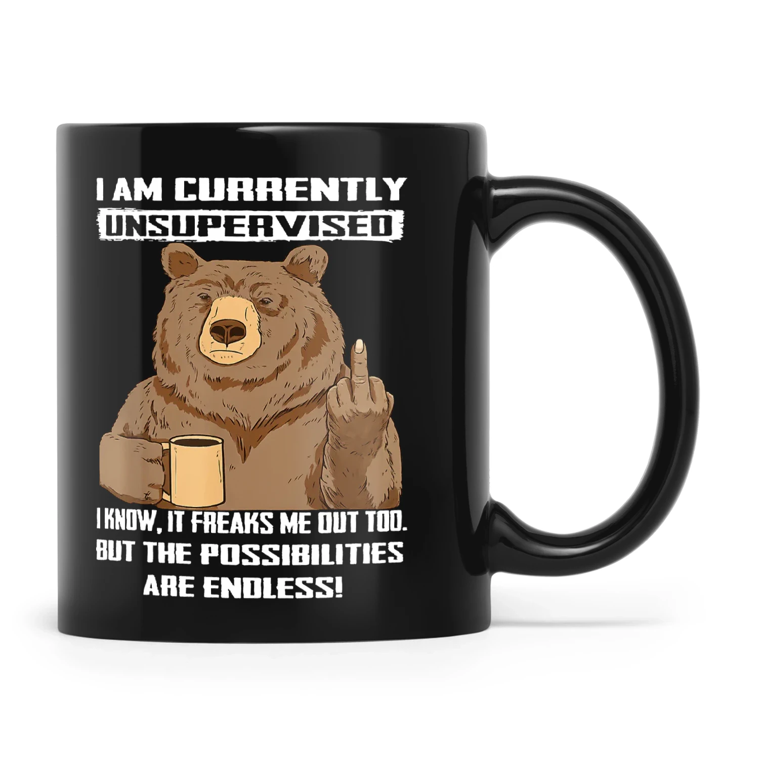 Bear I Am Currently Unsupervised I Know It Freaks Me Out Too But The Possibilities Are Endless
