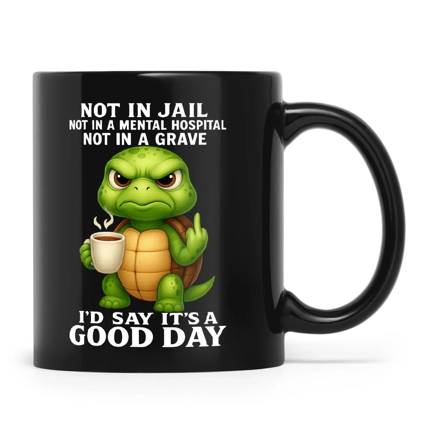 Turtle Not In Jail Not In A Mental Hospital Not In A Grave I'd Say It's A Good Day