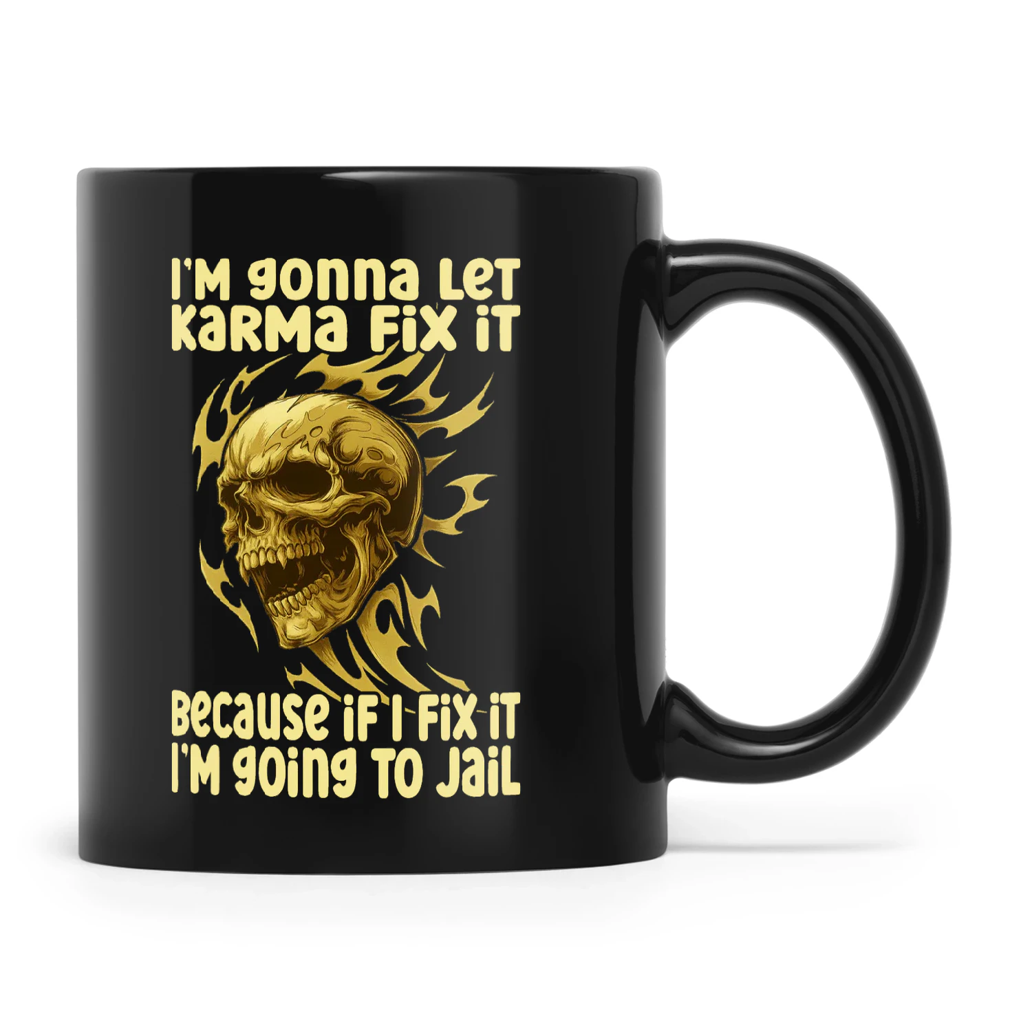 Skull I Am Going To Let Karma Fix It