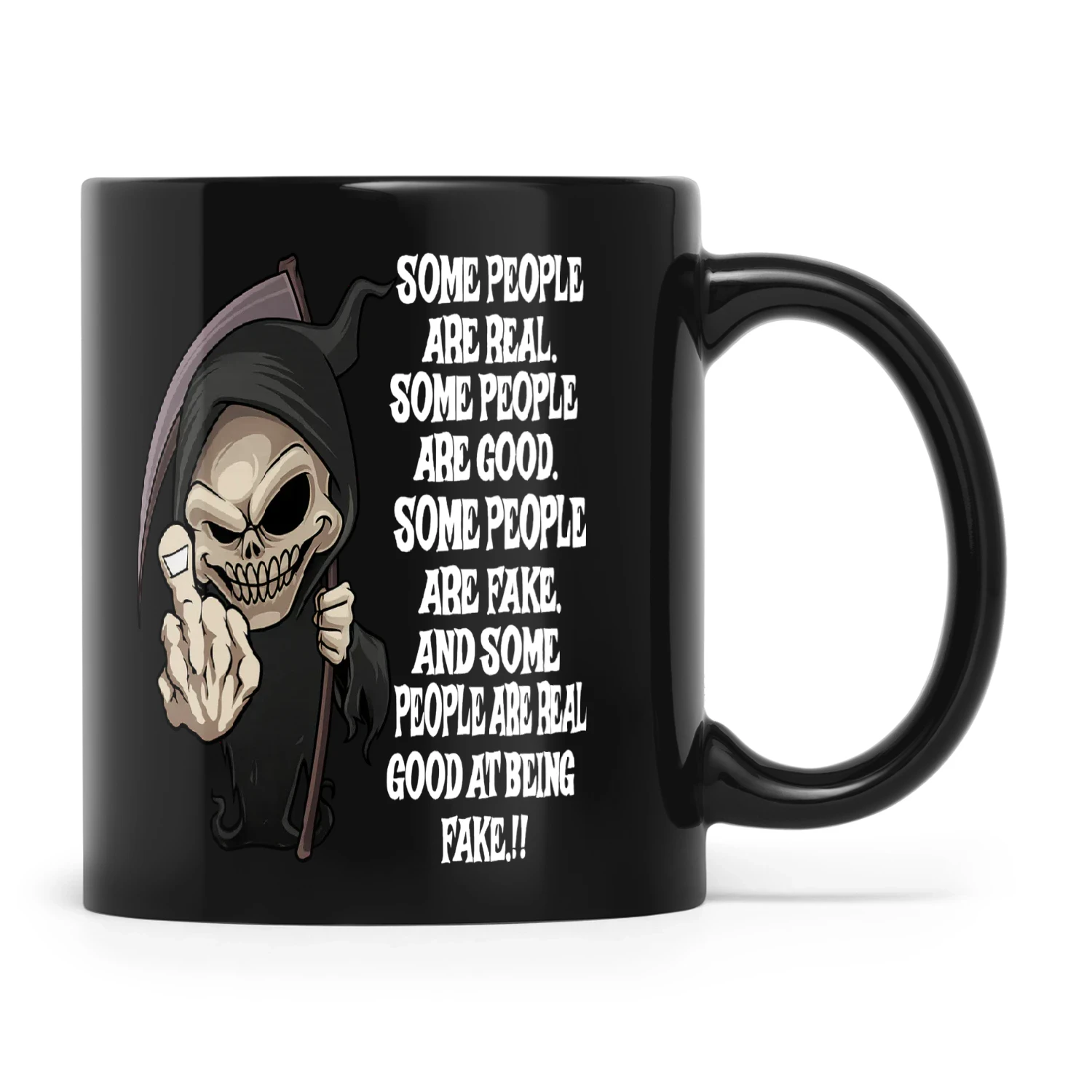 Skull Some People Are Real Some People Are Good Some People Are Fake