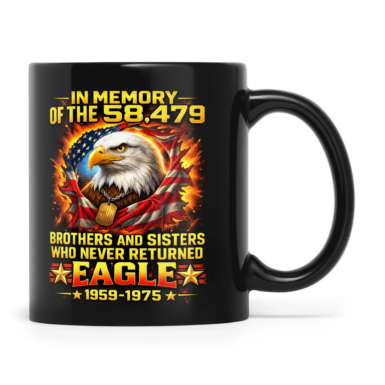 Eagle In Memory Of The 58,479 Brothers And Sisters Who Never Returned Vietnam 1959-1975