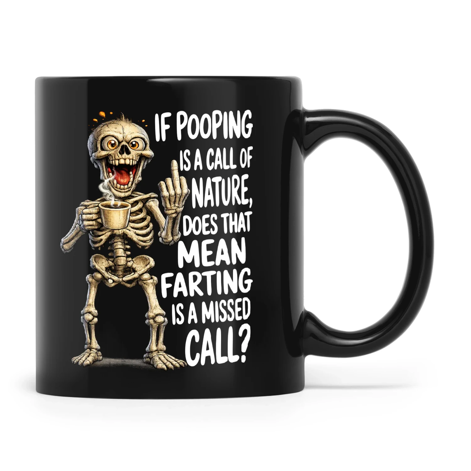 Skull If Pooping Is A Call Of Nature Does That Mean Farting Is A Missed Call