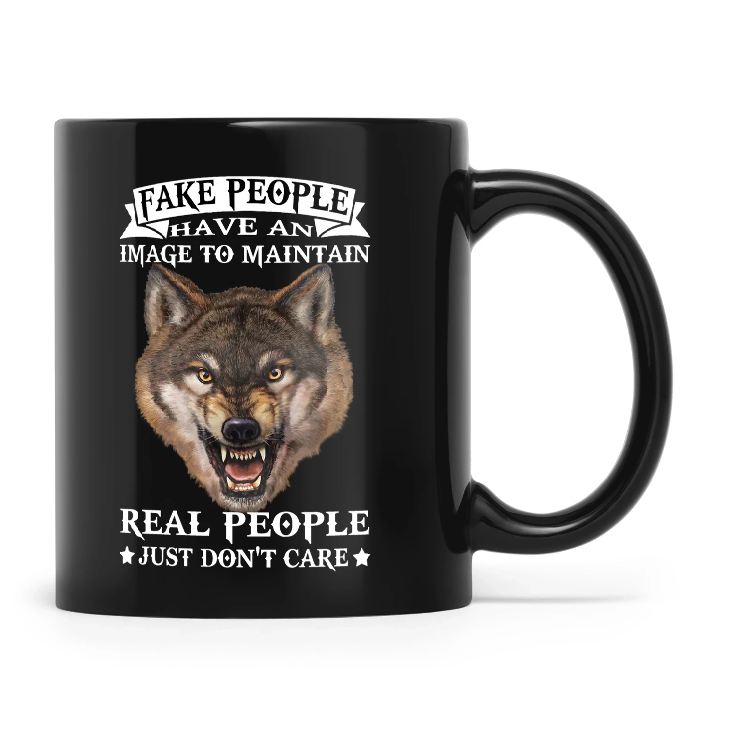 Fake People Have An Image To Maintain Real People Wolf