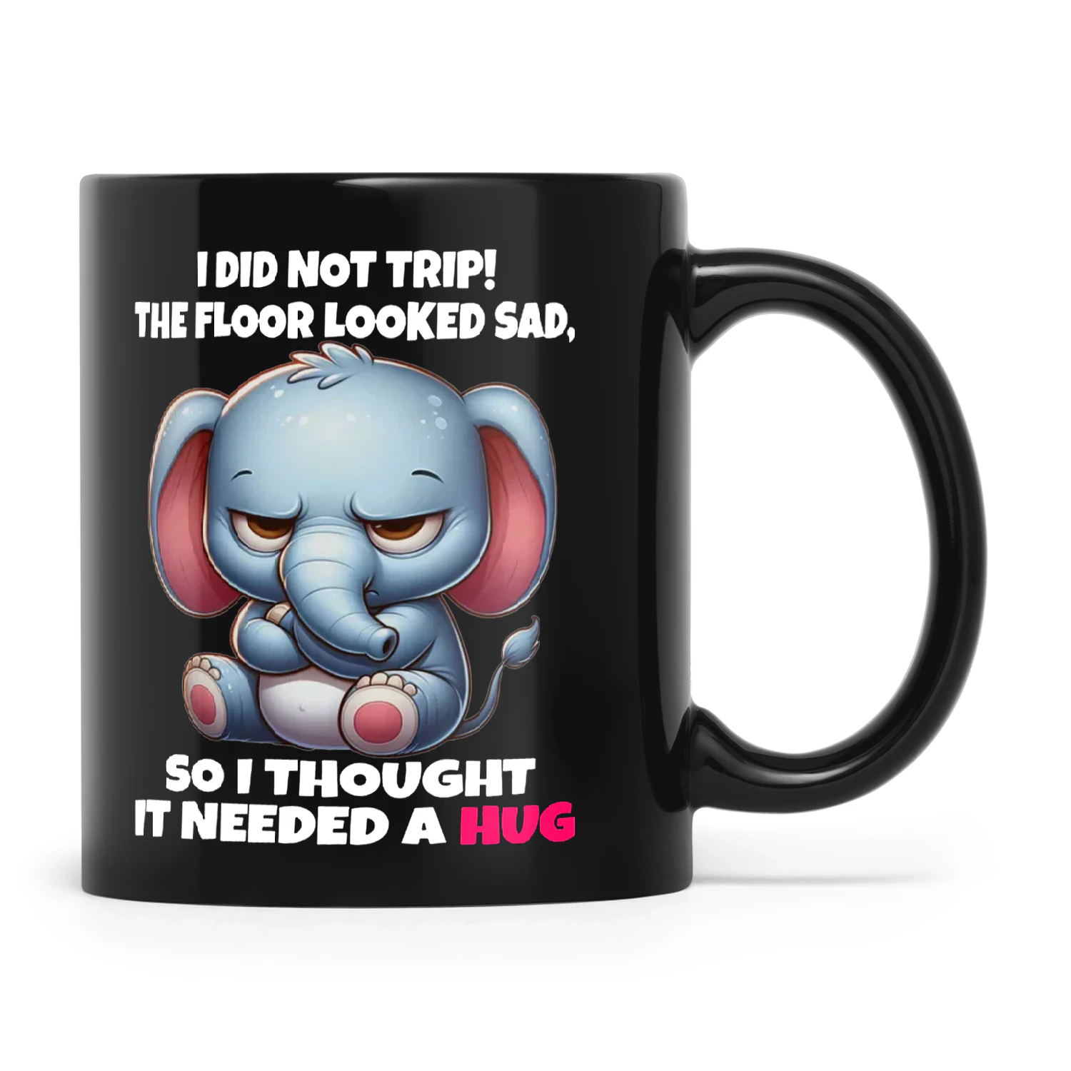 Elephant I Did Not Trip The Floor Looked Sad I Thought It Needed A Hug